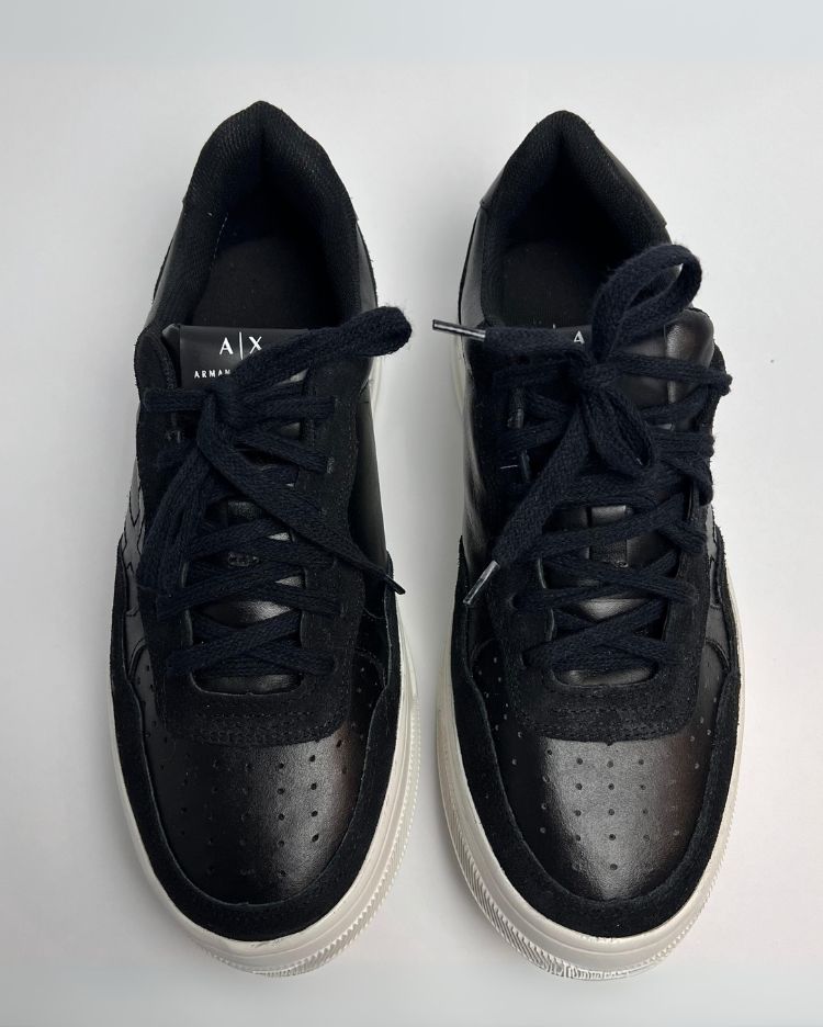 Tênis Armani Exchange Preto Aveludado