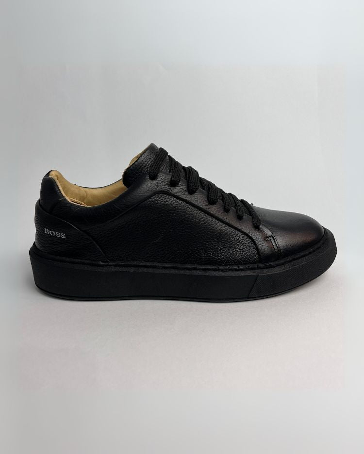 Tênis Boss All Black Couro