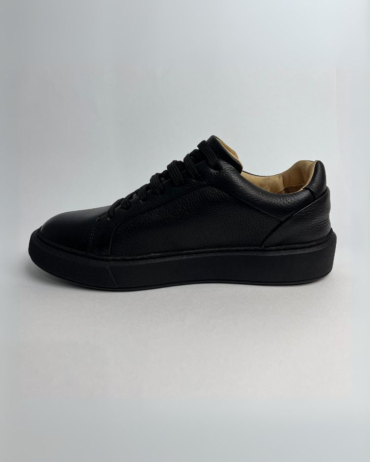 Tênis Boss All Black Couro