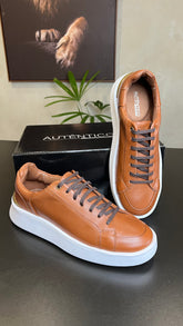 Tênis sneaker couro legítimo AUTÊNTICO