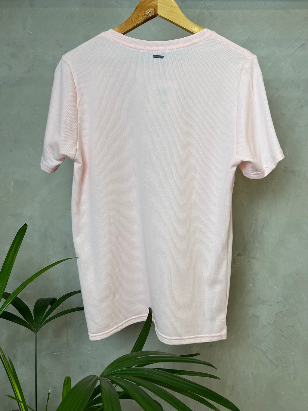 (cópia) Camisa Texturizada Básica Rosa