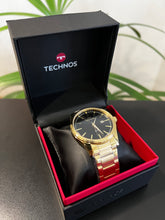 Relógio TECHNOS masculino puls. em aço com caixa