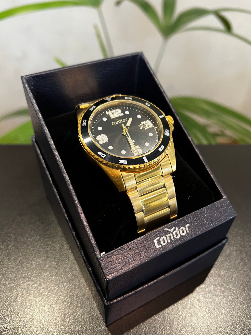 Relógio CONDOR masculino puls. em aço com caixa