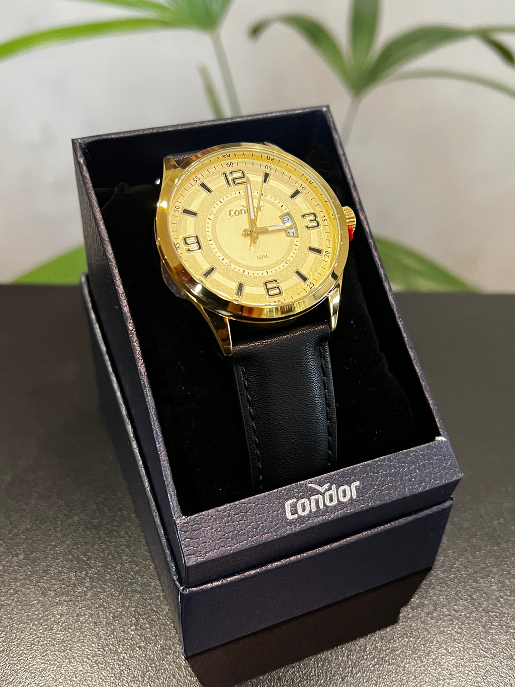 Relógio CONDOR masculino puls. em aço com caixa