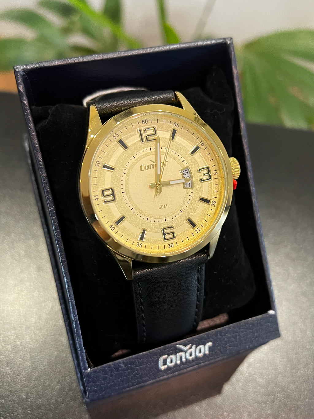 Relógio CONDOR masculino puls. em aço com caixa