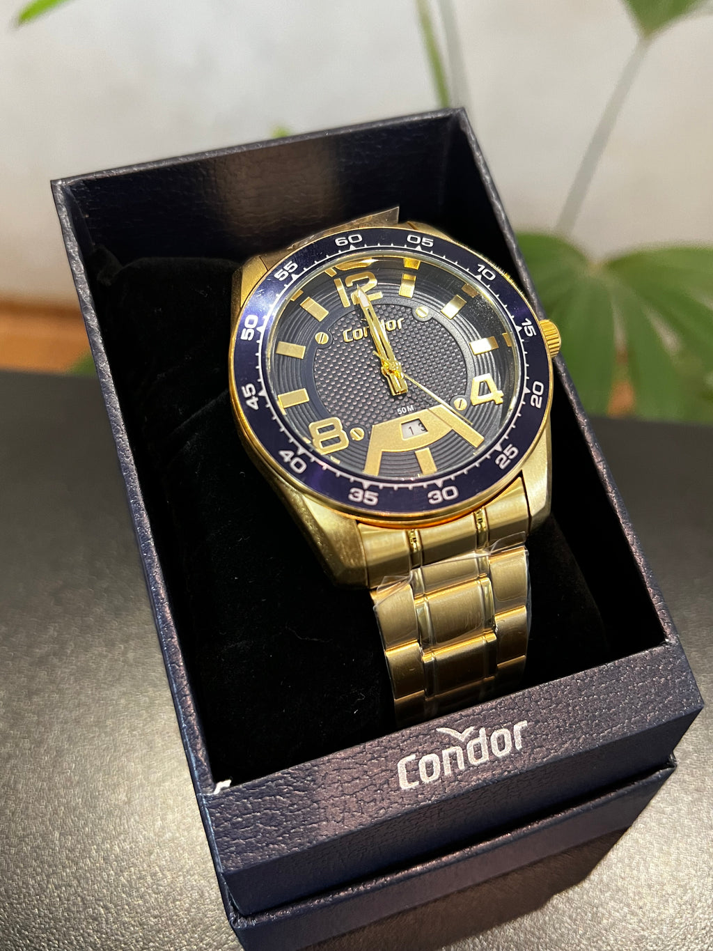 Relógio CONDOR masculino puls. em aço com caixa