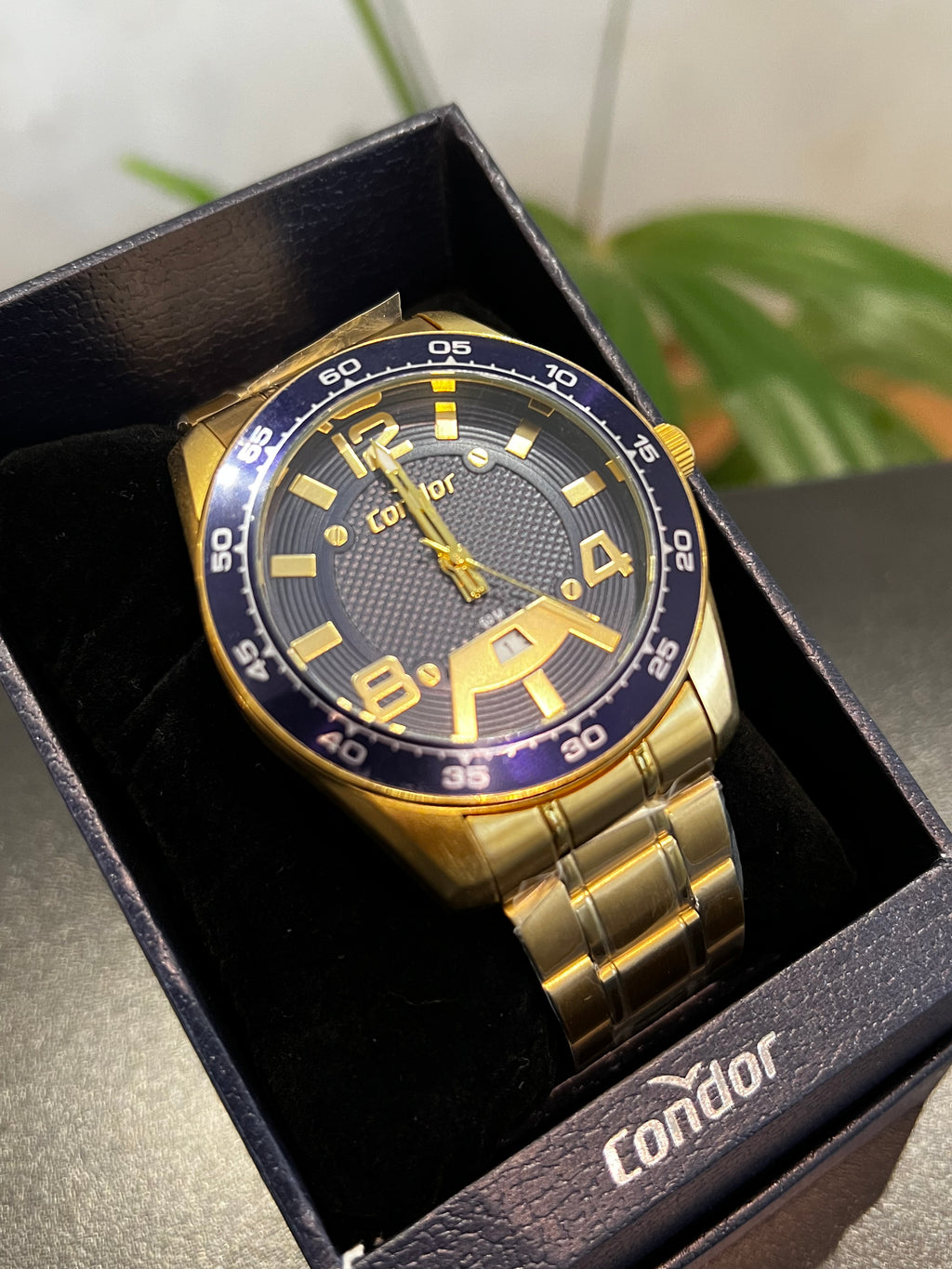 Relógio CONDOR masculino puls. em aço com caixa