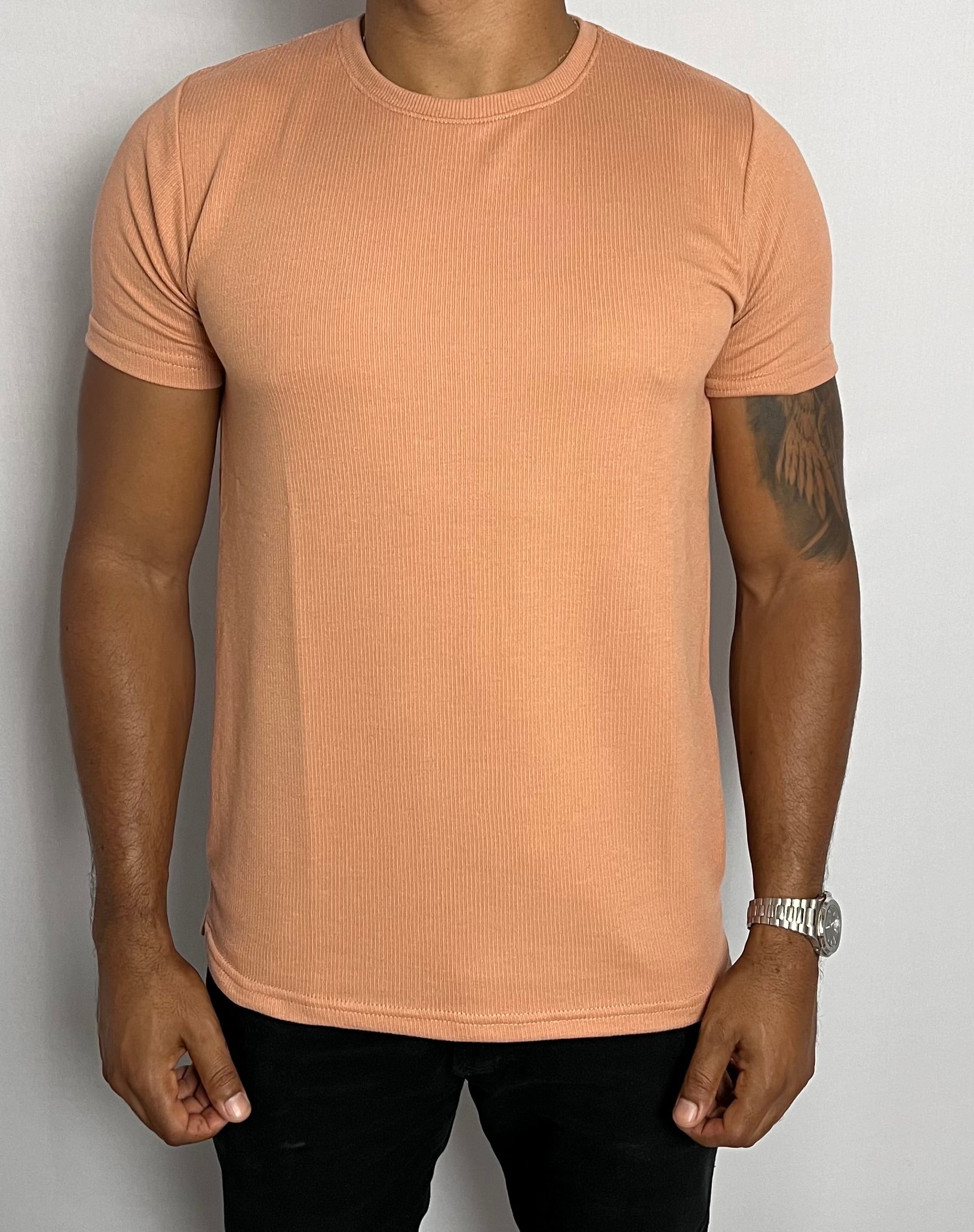 Camisa Texturizada marrom claro